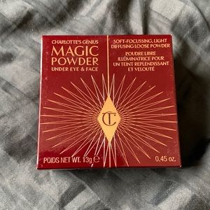 Charlotte tilbury. Charlotte’s genius magic powder under eyes and face. In fair.